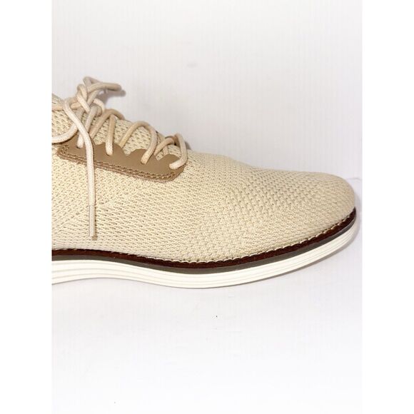 Cole Haan Original Grand Beige Lace Up Loafers Faux Snake Print Womens 10 B - Picture 11 of 16